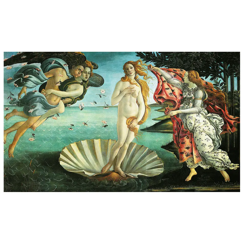Leinwandbild der Geburt Die Venus
