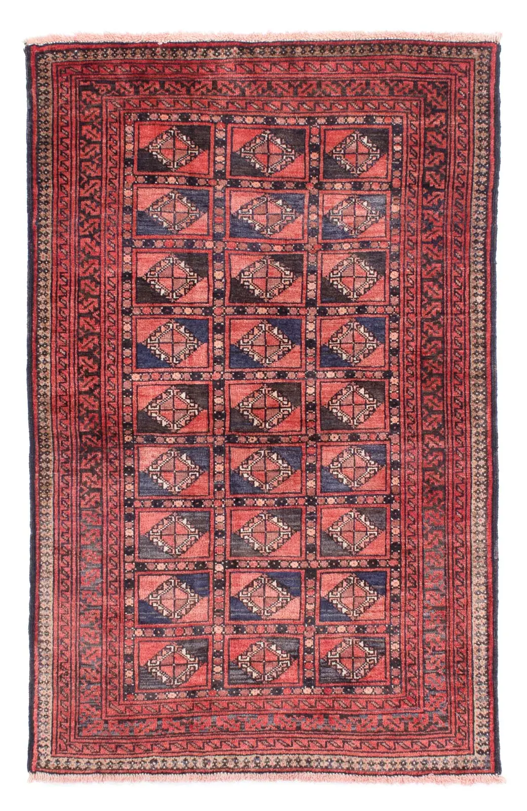 91 - Belutsch Teppich - x 151 cm hellrot