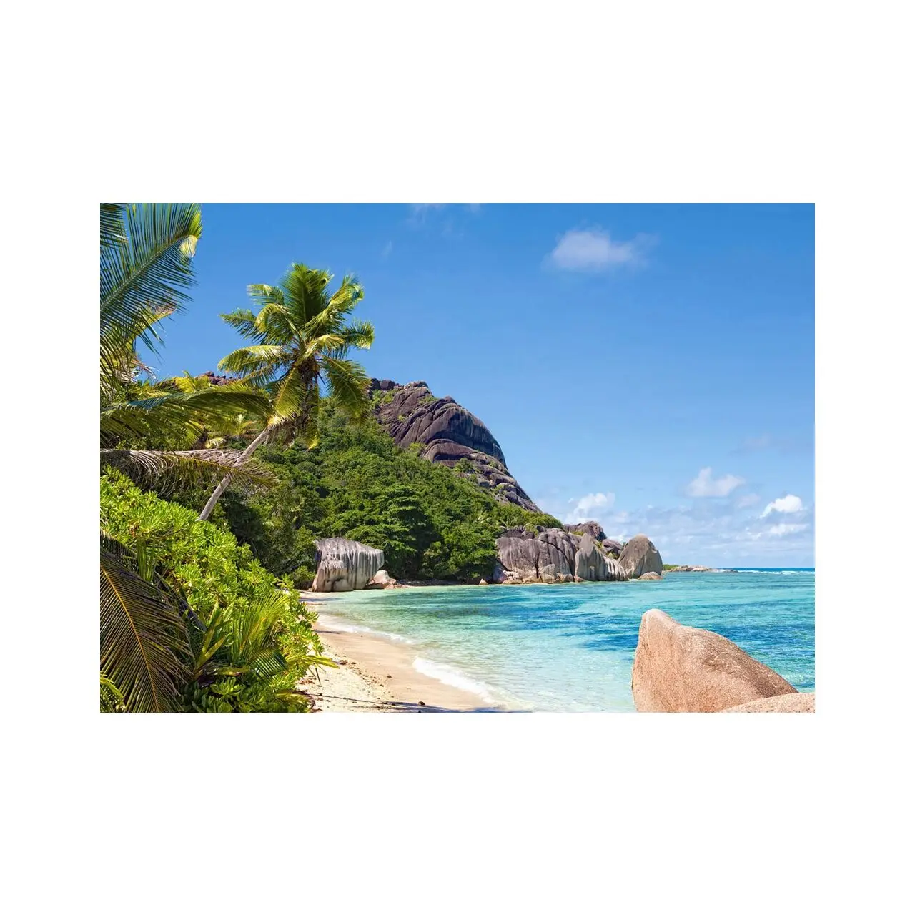 Puzzle Tropical Beach Seychelles