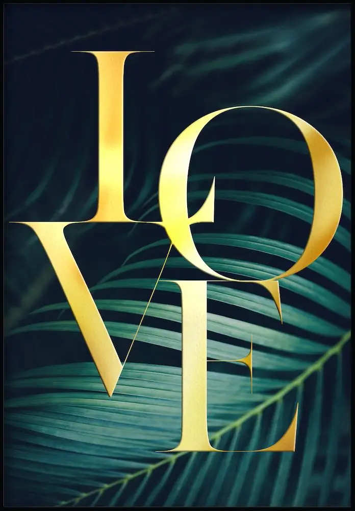 Poster Botanische Liebe