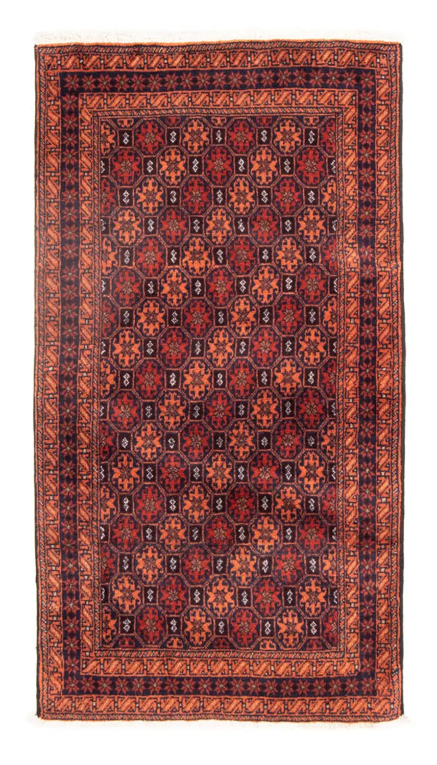 89 - rot cm 165 Belutsch Teppich x -