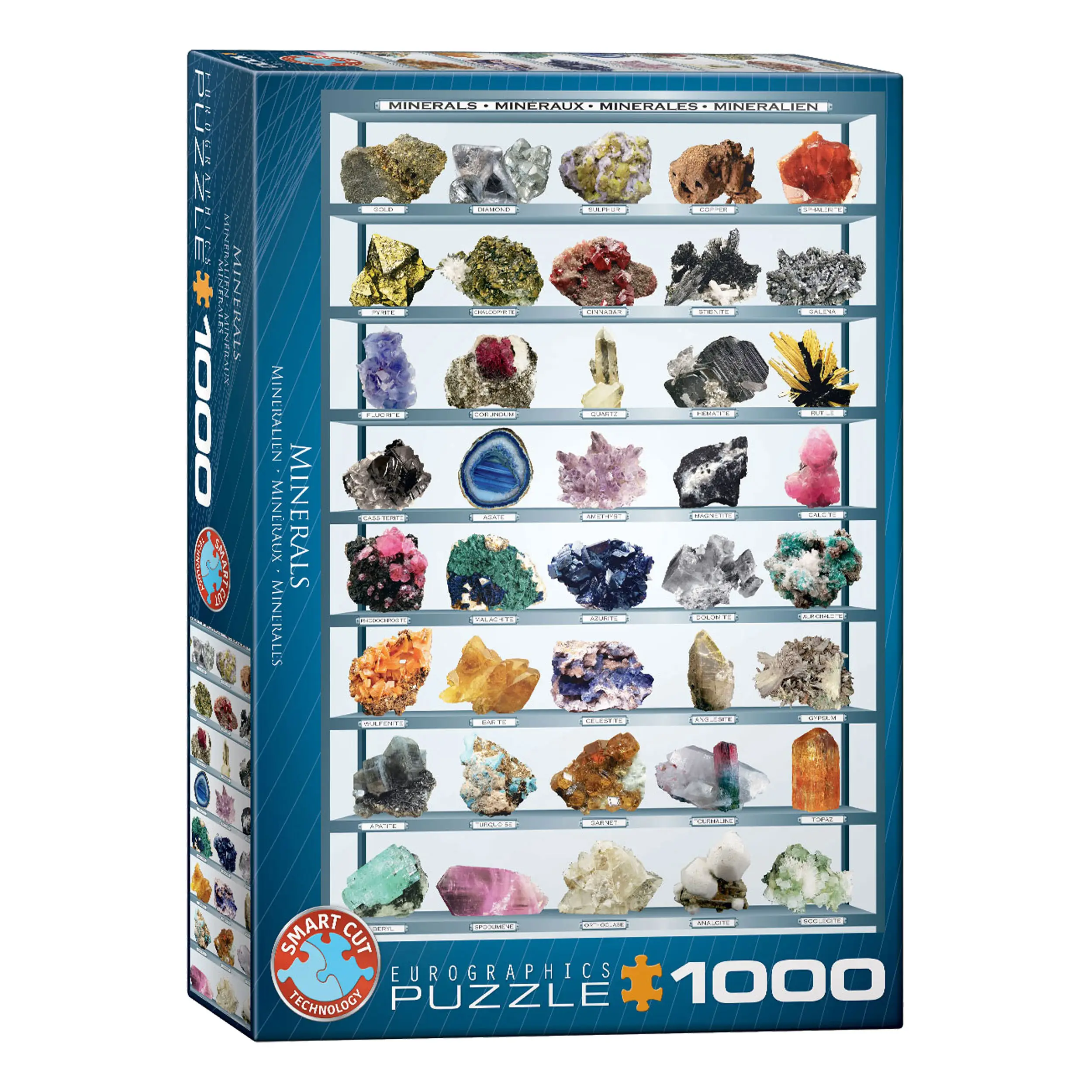 Puzzle Mineralien der Welt Teile 1000