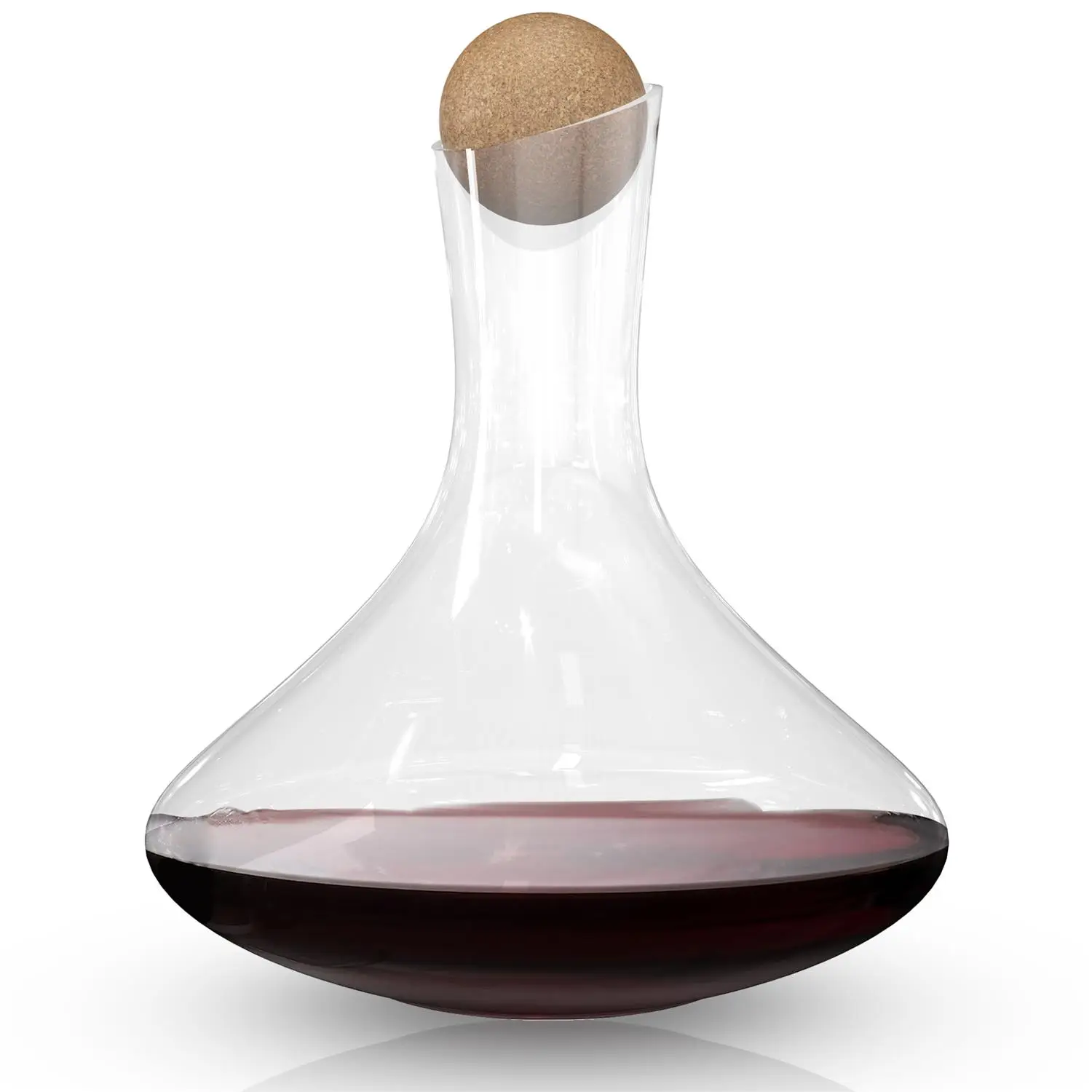 Karaffe mit f眉r 1.8 Liter Rotwein Glas