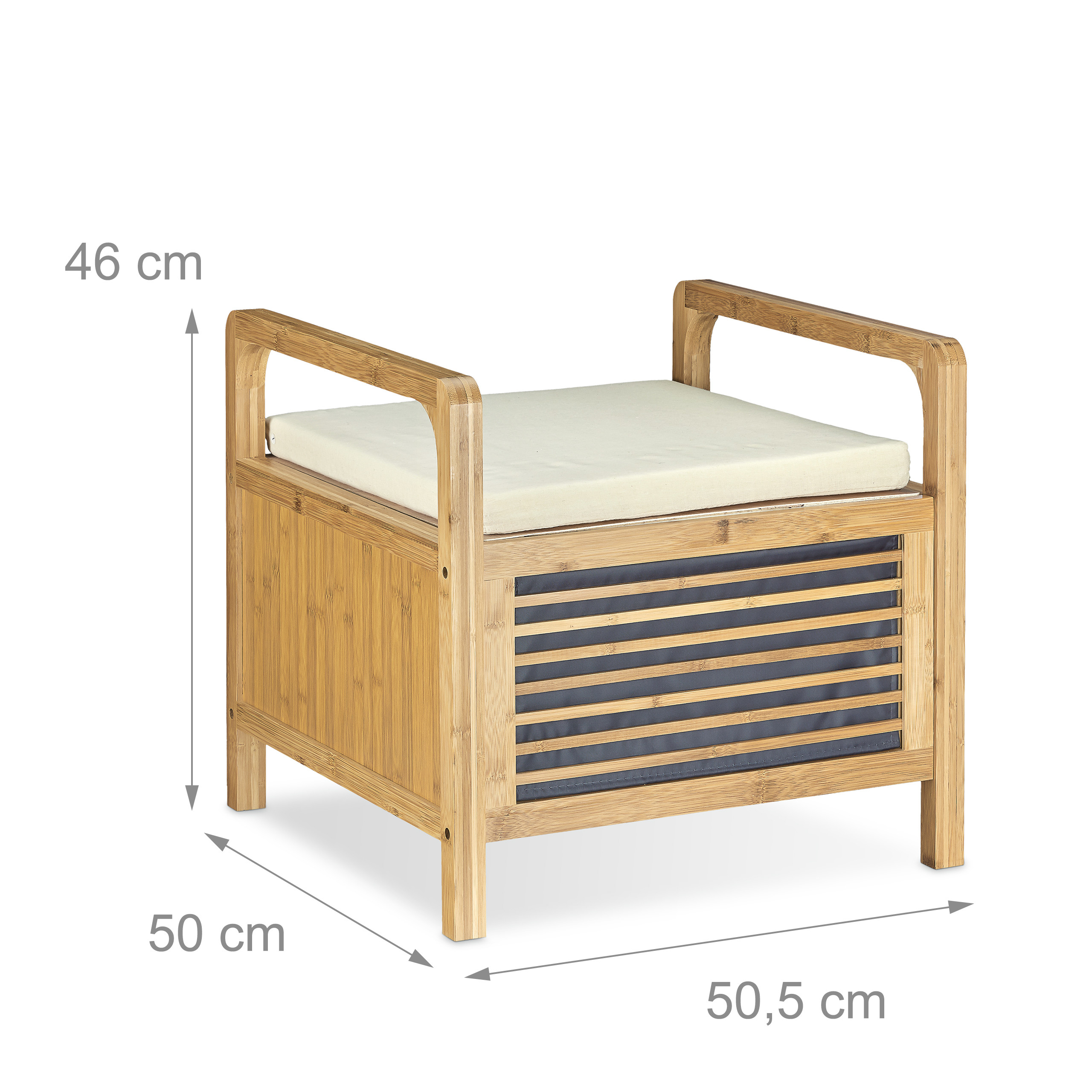 Bambus Sitzhocker mit Stauraum kaufen | home24