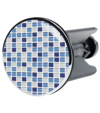 Mosaik Blau Waschbeckenstöpsel