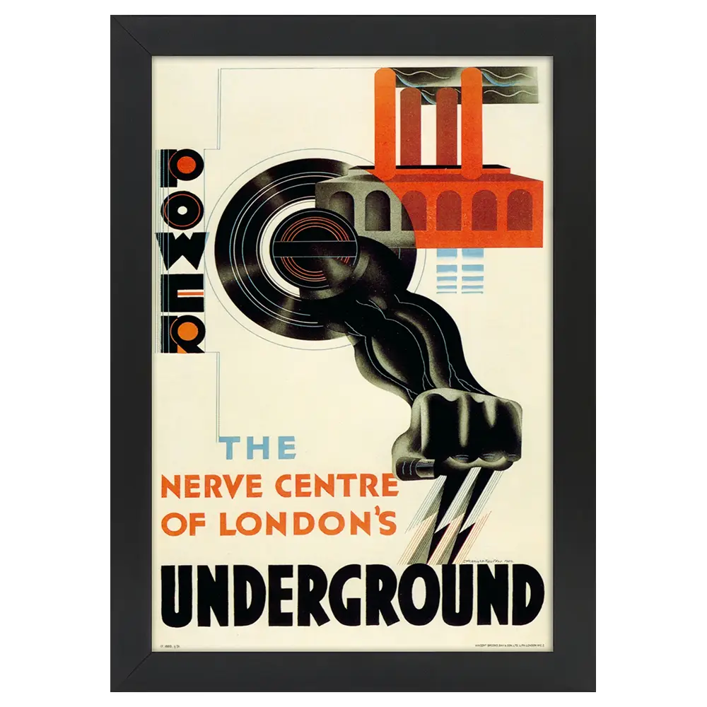 Bilderrahmen Poster 1931 Power