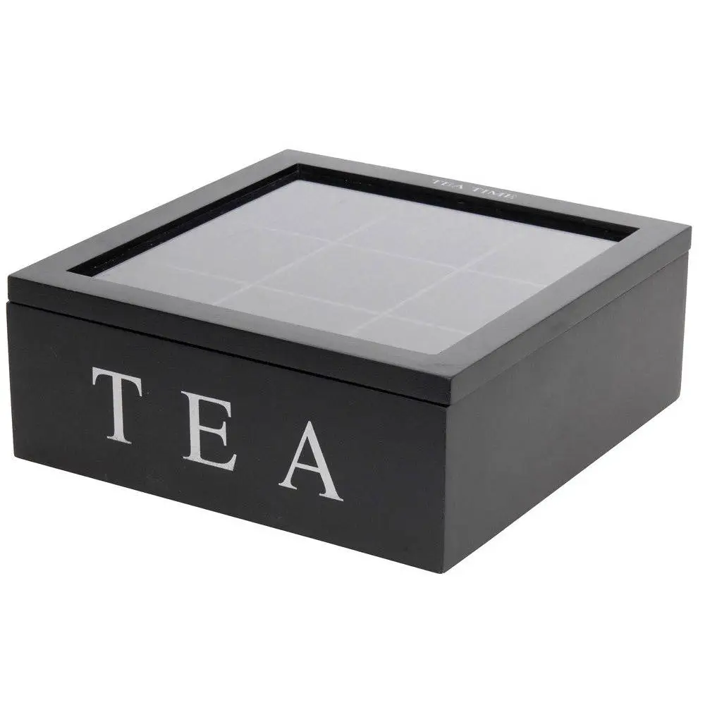 Teebox TEA, 9 F盲cher, Teeaufbewahrung | Vorratsdosen