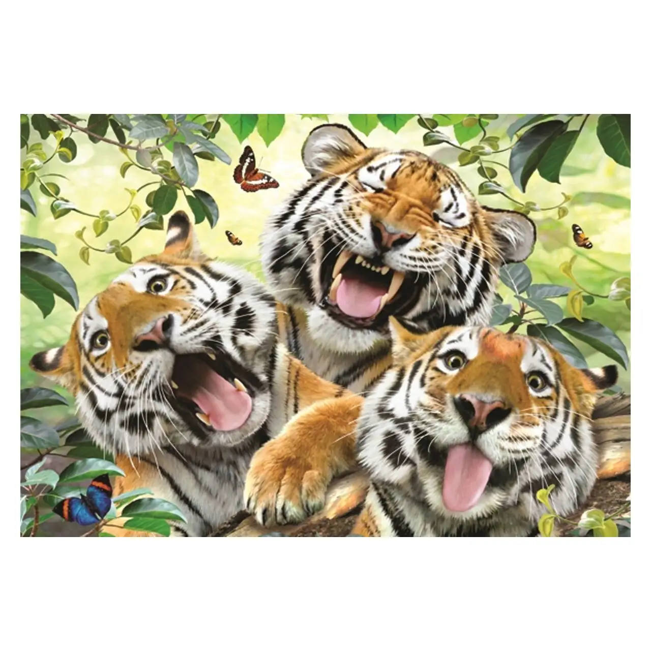 Puzzle Tiger Selfie 260 Teile