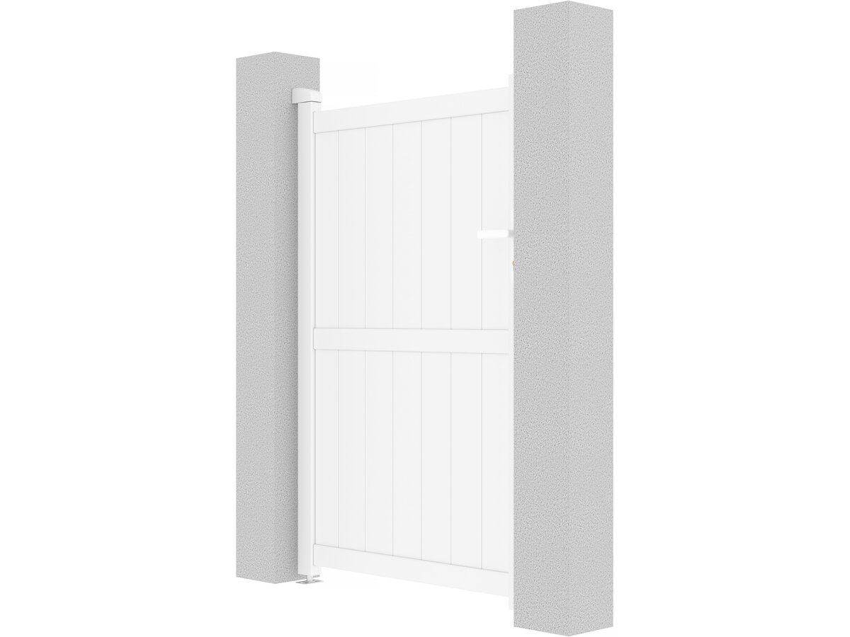 Portail Habitat Et Jardin Portillon Aluminium Lola - 101.2 X