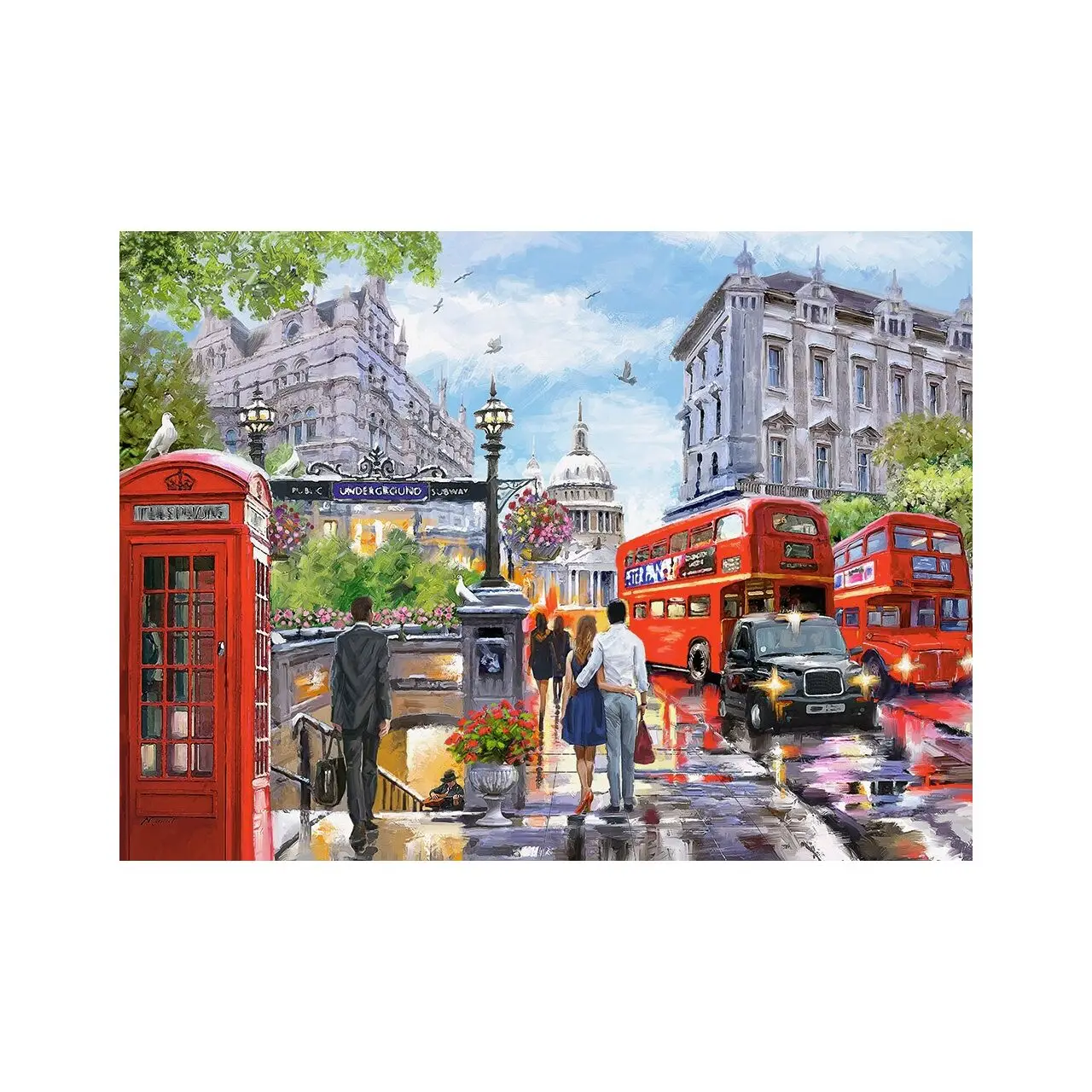 Puzzle Fr眉hling in London 2000 Teile
