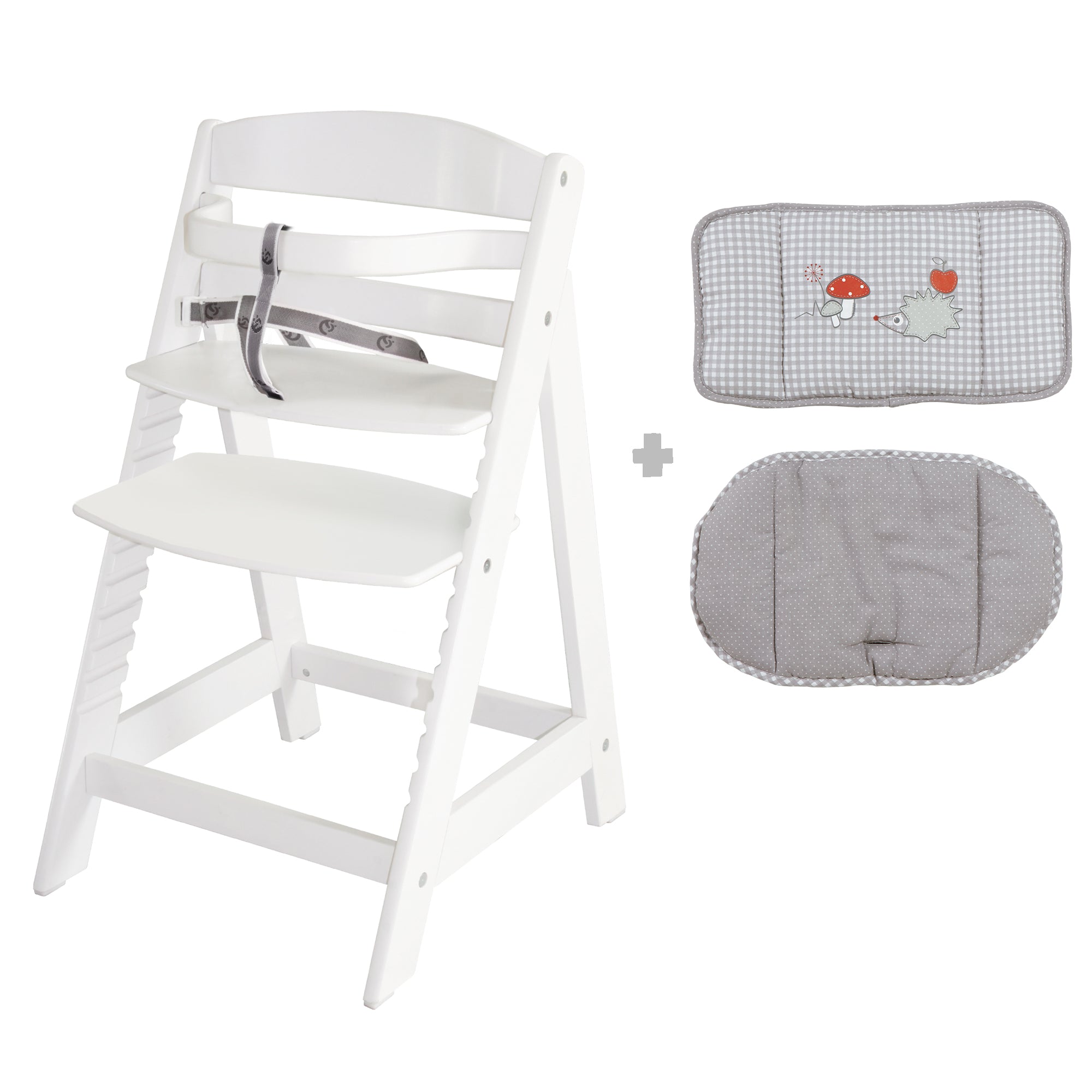 Coussin Réducteur Chaise Haute Roba Adam & Eule - Lavable Et Facile à Nettoyer - Imprimé Hérisson