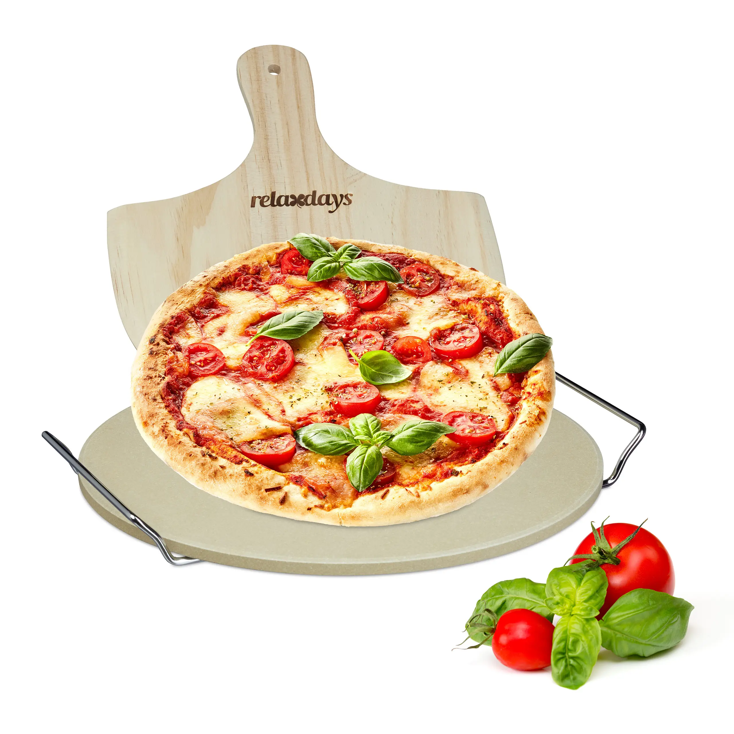 Pizzastein Set rund | Backmatten