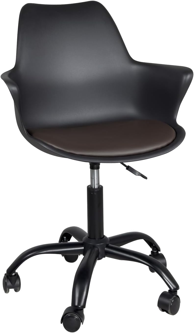 Chaise de Bureau à roulettes hauteur réglable AYA (blanc Rose) - Chaise -  Fauteuil bureau BUT