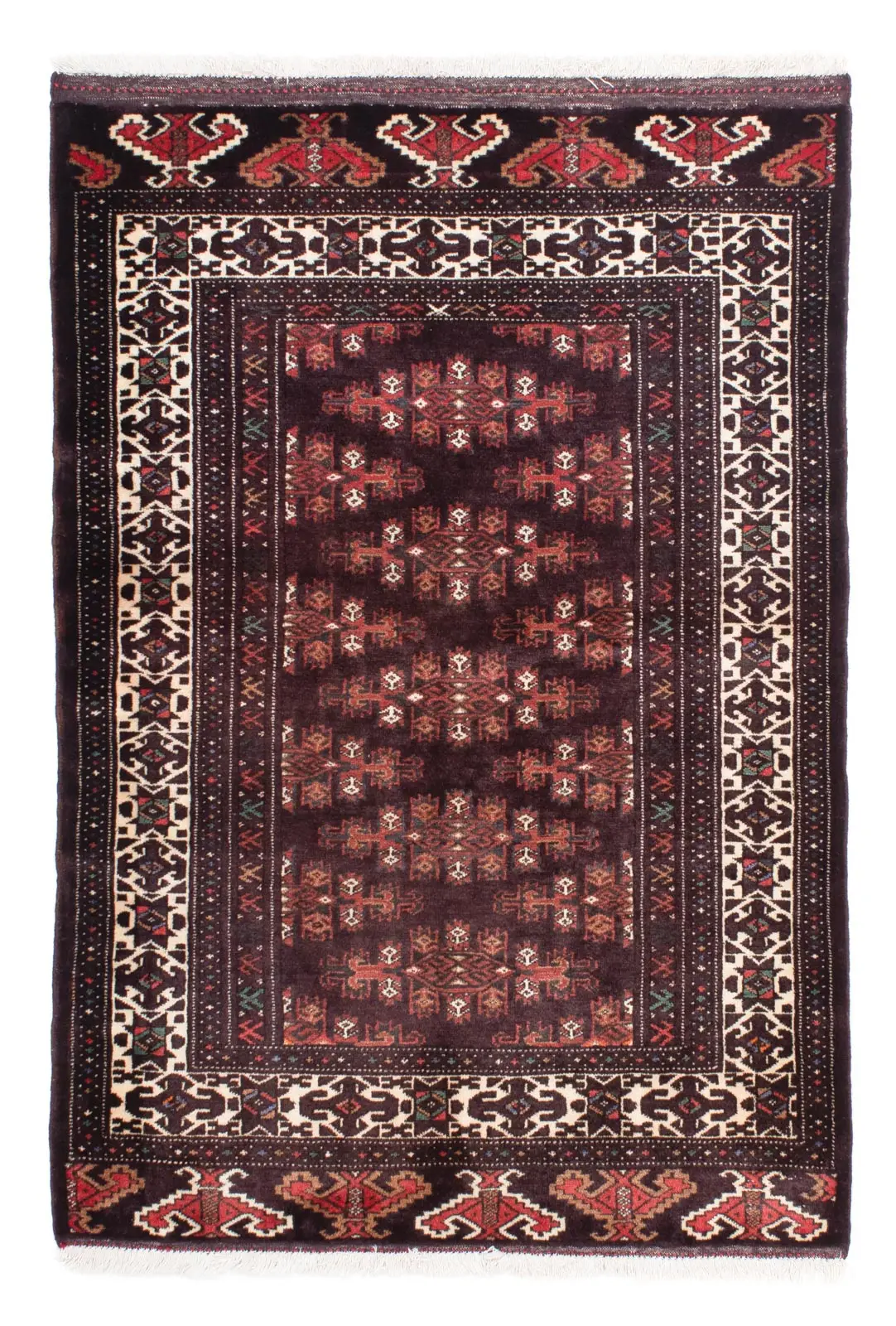 Belutsch Teppich cm 143 x - 103 braun 