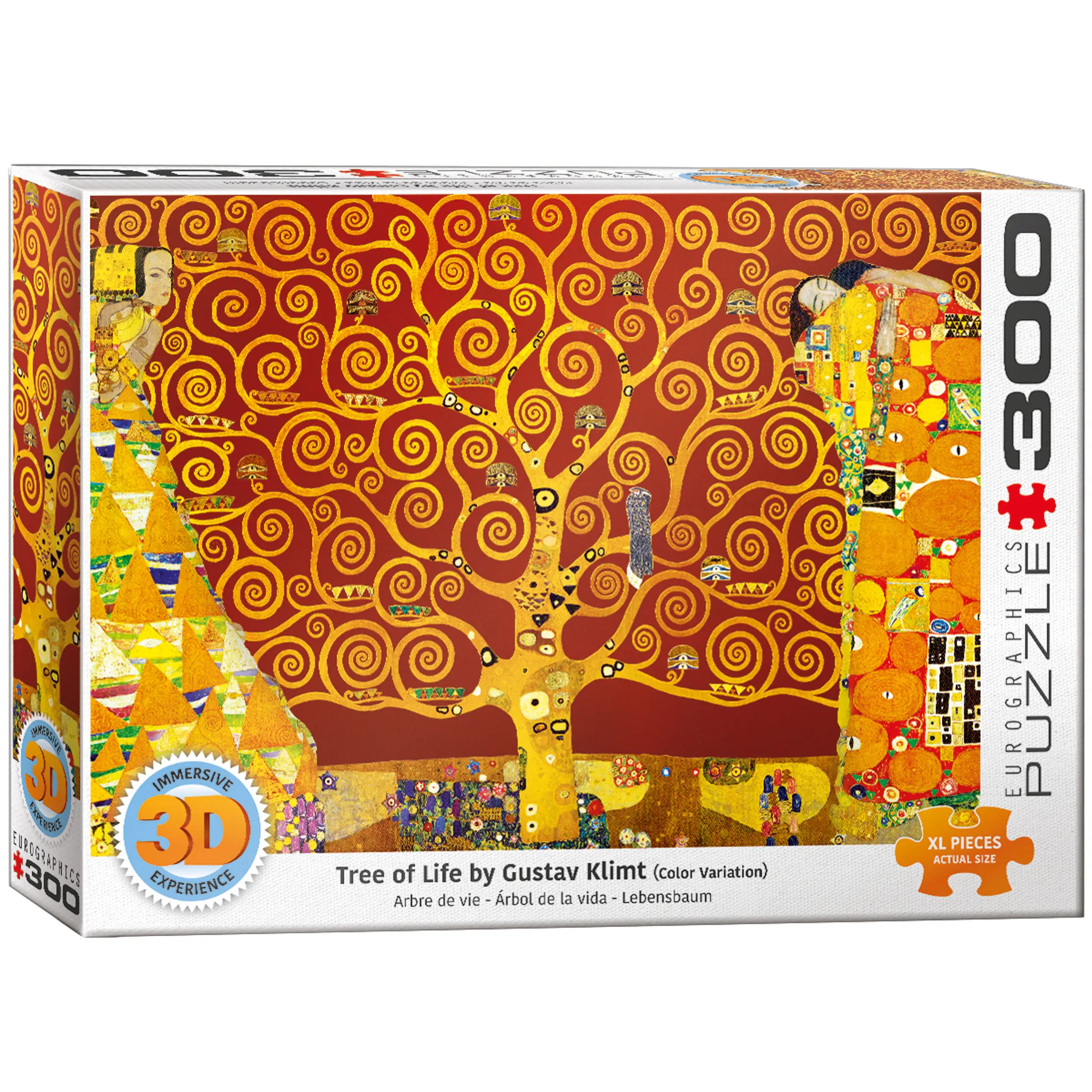 Puzzle 3D-Optik Lebensbaum Gustav Klimt