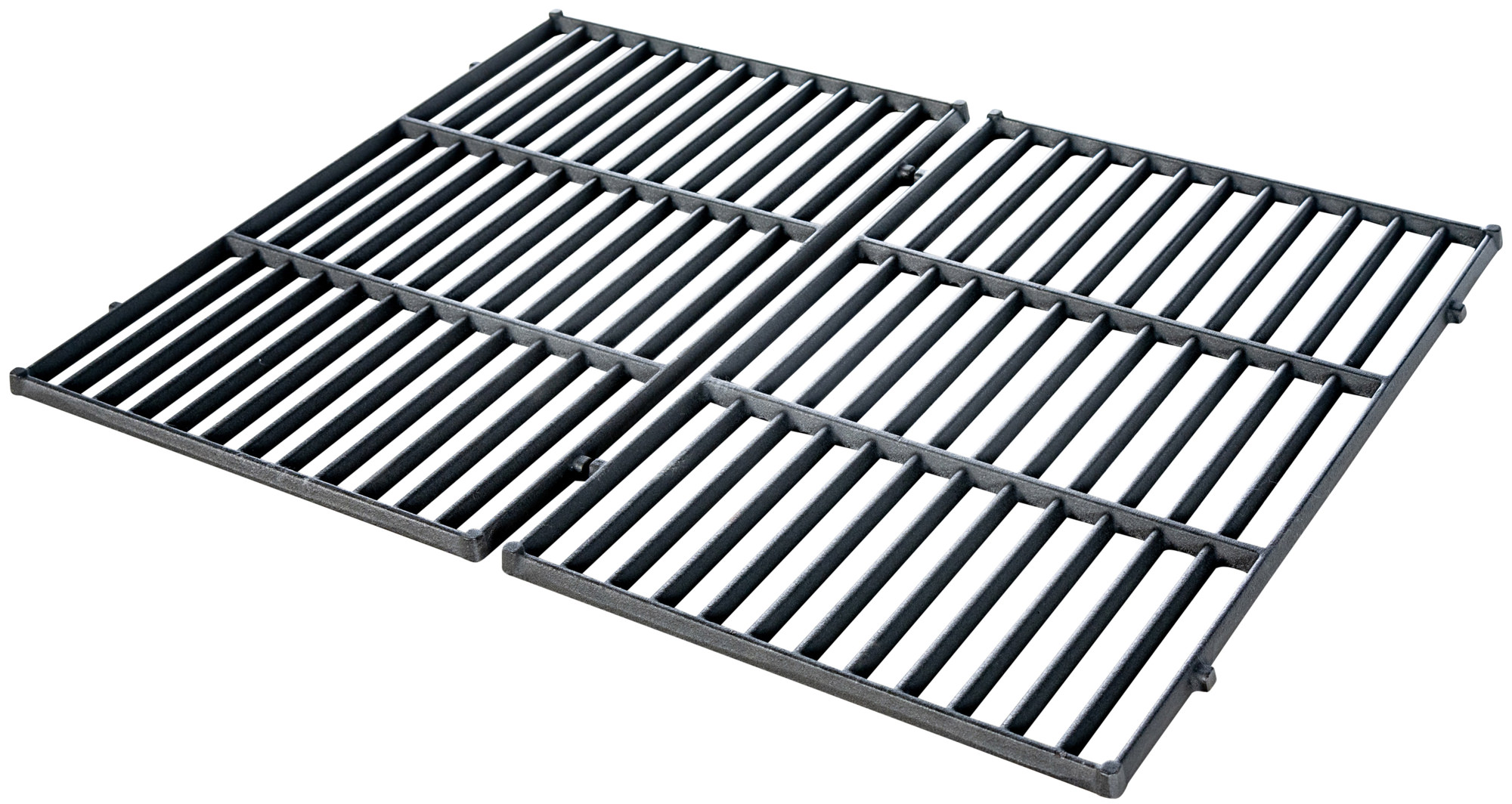 Gusseisen Grillrost 30 x 44,5 cm, 2 Stück, Gussrost, Ersatzrost, Grillgitter