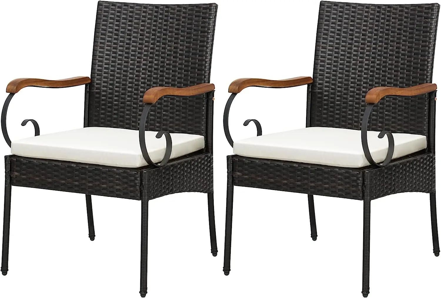 (2er Polyrattan Set) Gartenstuhl