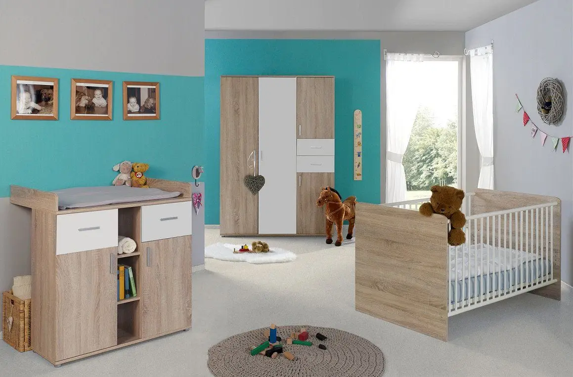 Babyzimmer mit 3 Elisa Umbauseiten-Set