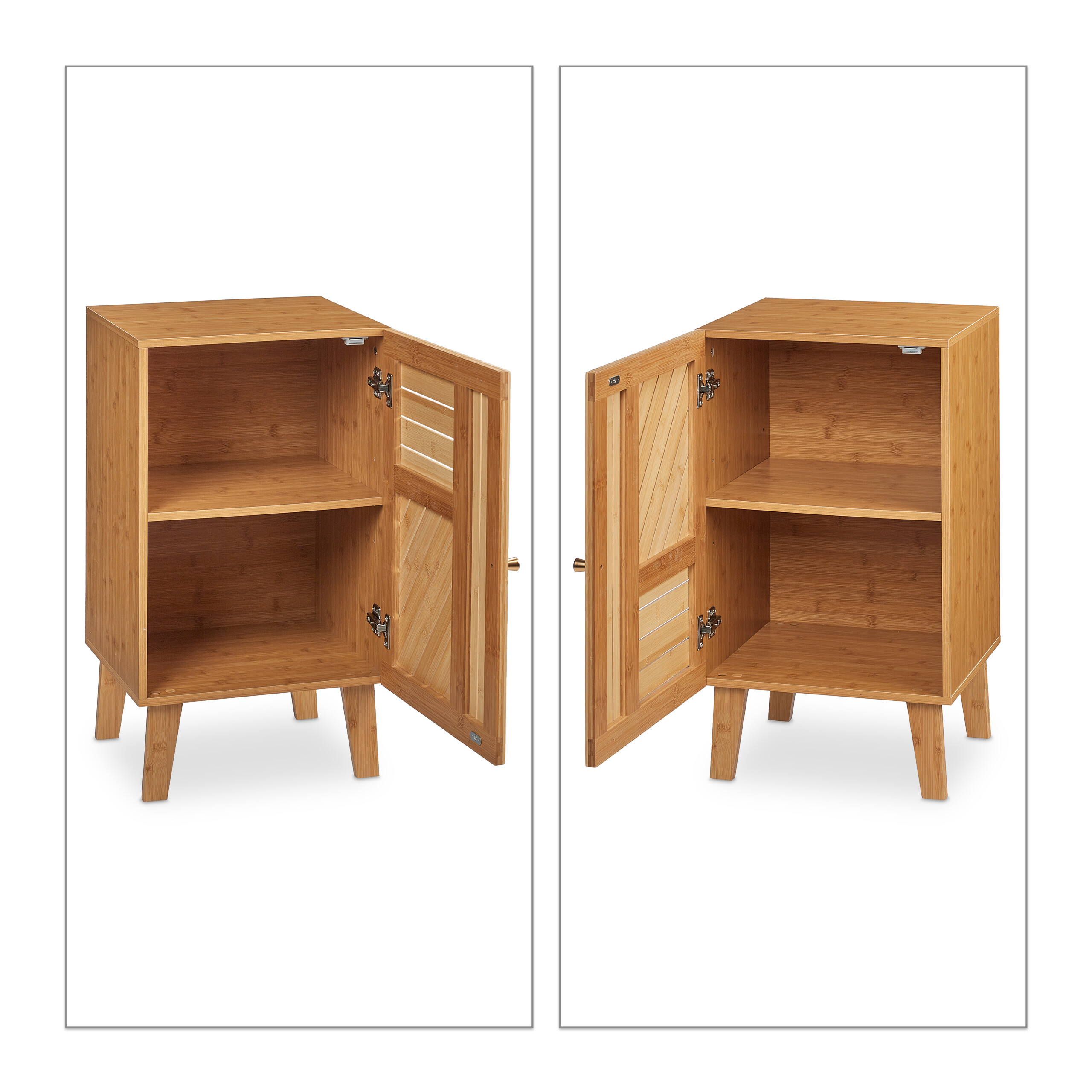 Badkamerkast Epind 180x33x30 cm naturel [en.casa