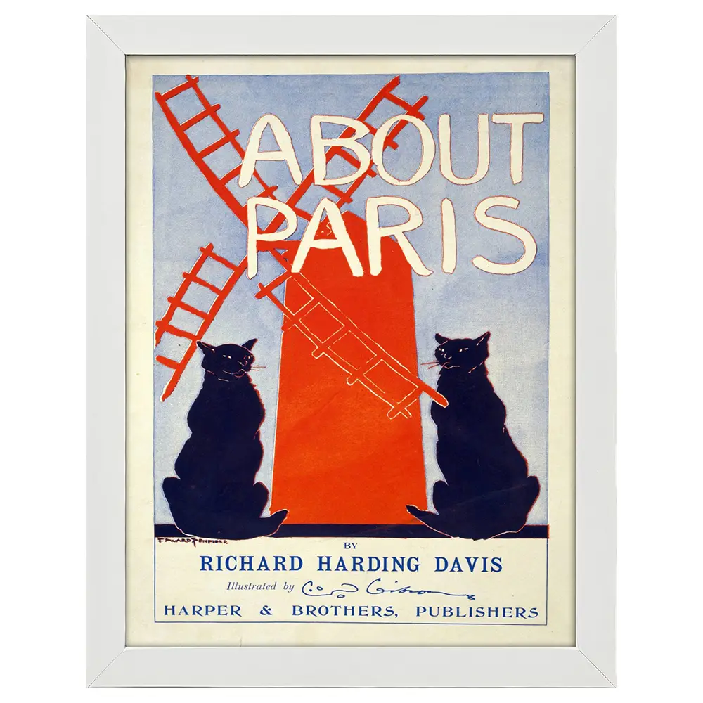 Bilderrahmen Poster Paris About