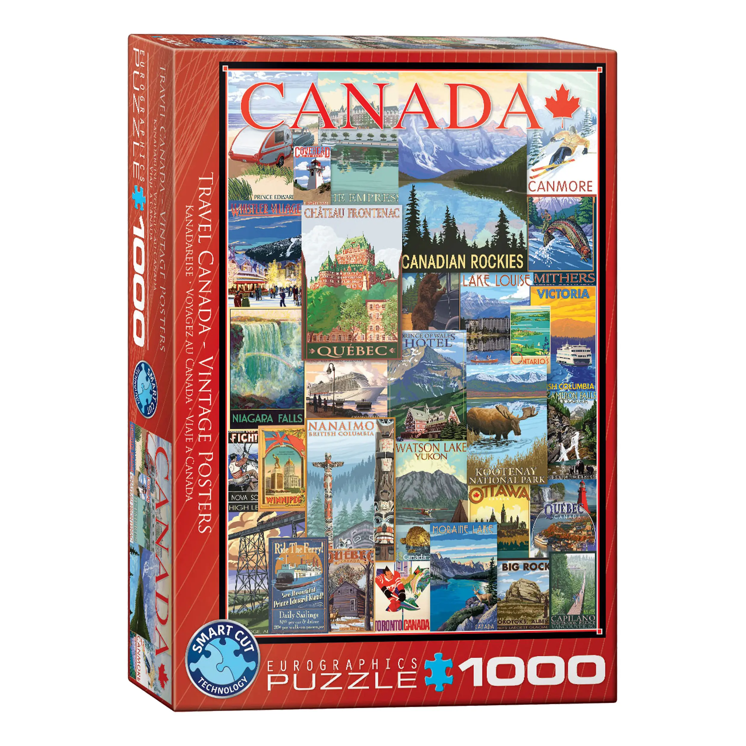 Puzzle Sie durch Kanada Reisen