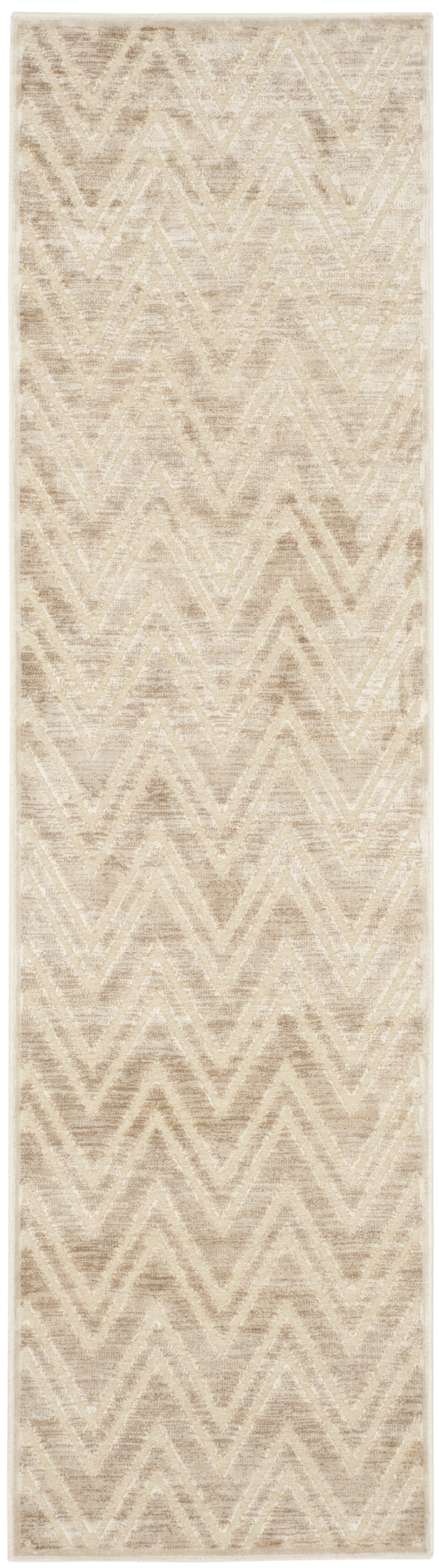 Safavieh Läufer Teppich – Polypropylen, Creme, 2'7,6 Cm X 8', Modernes Shag-Design