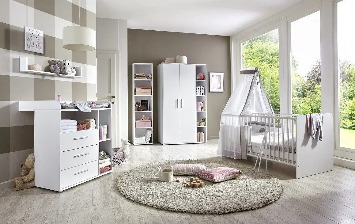Babyzimmer Kim 3 mit Umbauseiten-Set