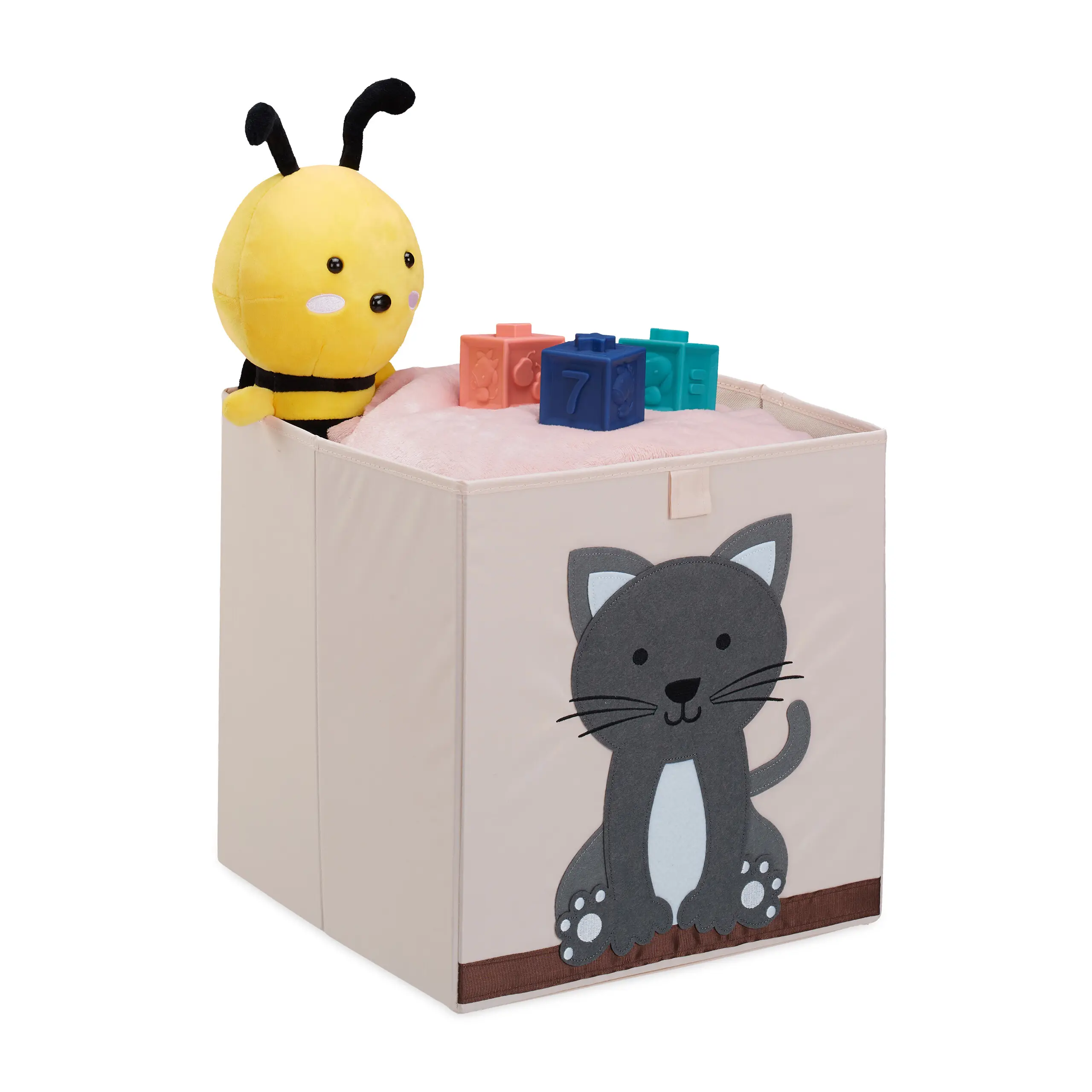Aufbewahrungsbox mit Katzenmotiv