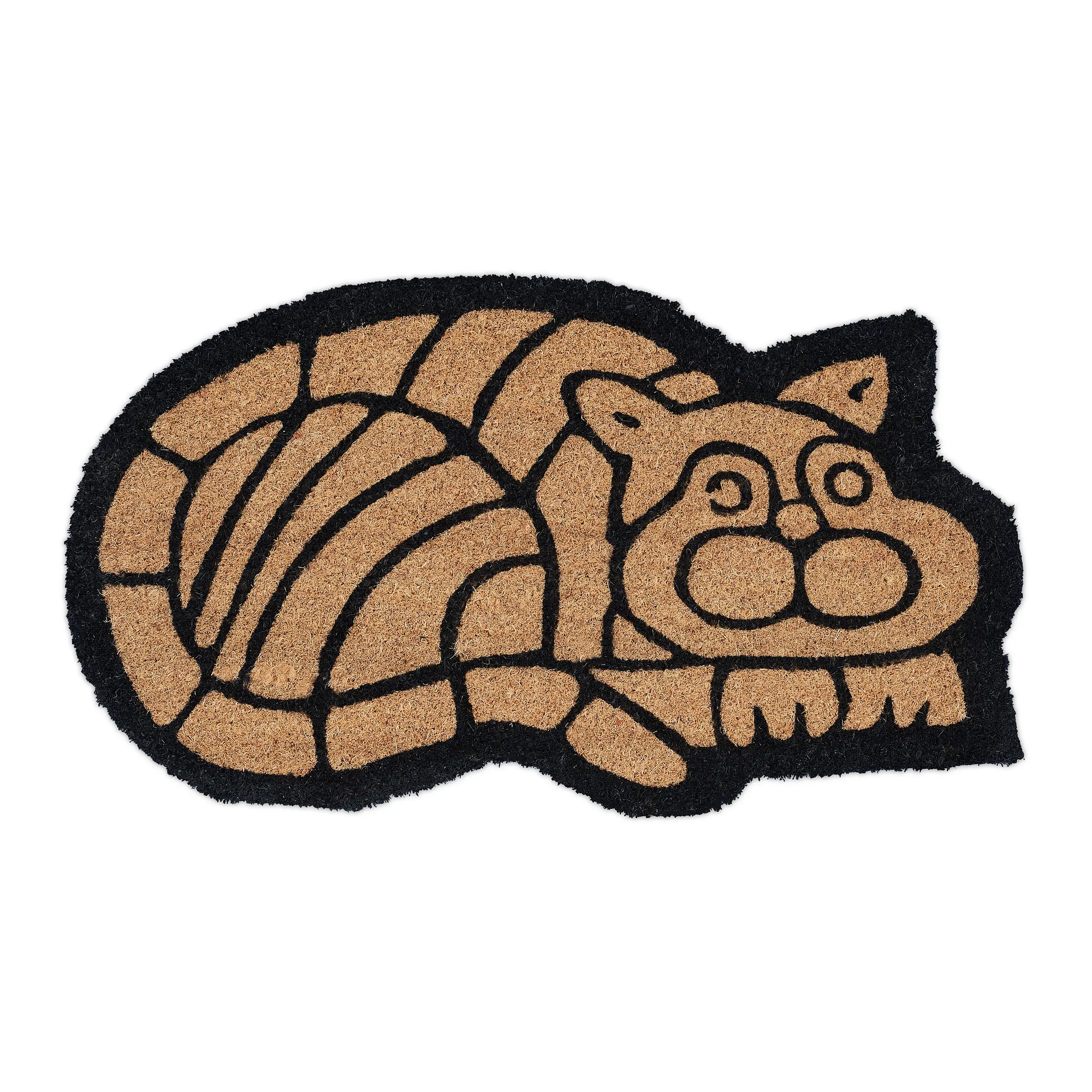Kokos Fu脽matte in Katzenform