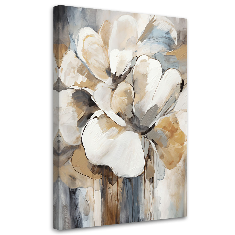 Tableau Peint Fleurs Enflamm 233 Es Je Commande Home24