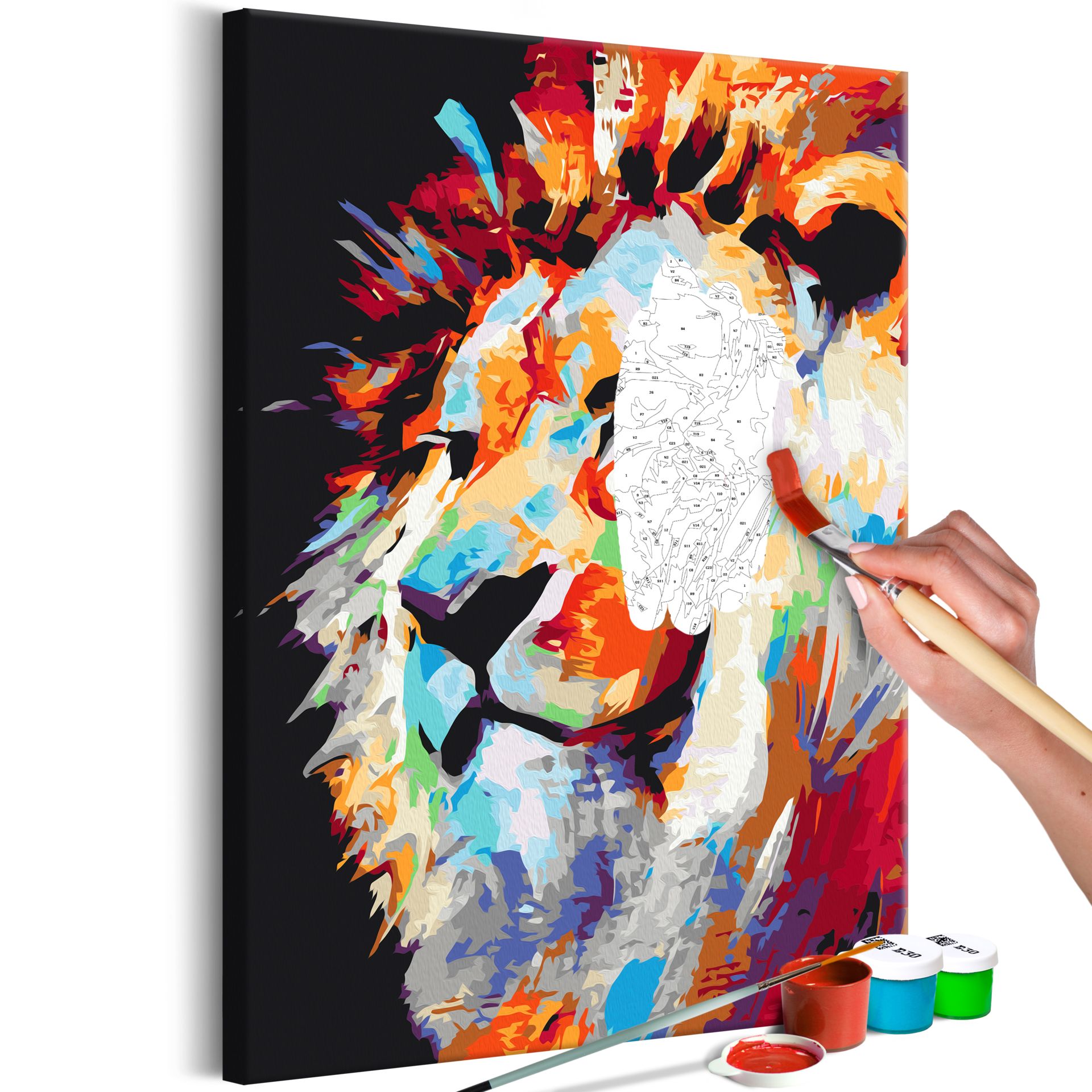 Wandbild Malen nach Zahlen Tiere De kaufen | home24