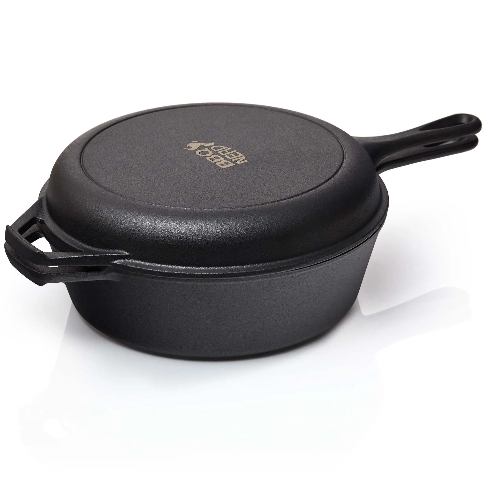 Cocotte gusseisen Br盲ter 3,5L - 2in1