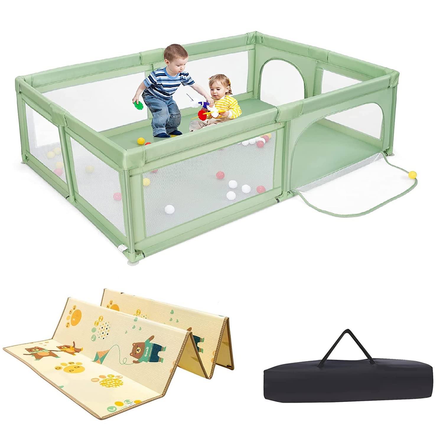 laufstall spielzeug Baby Laufstall mit Matratze+50 Bällen kaufen | home24