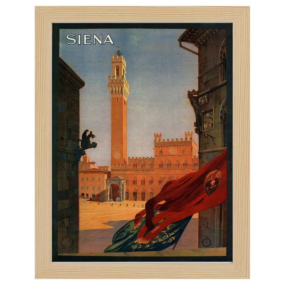 Bilderrahmen Poster Siena