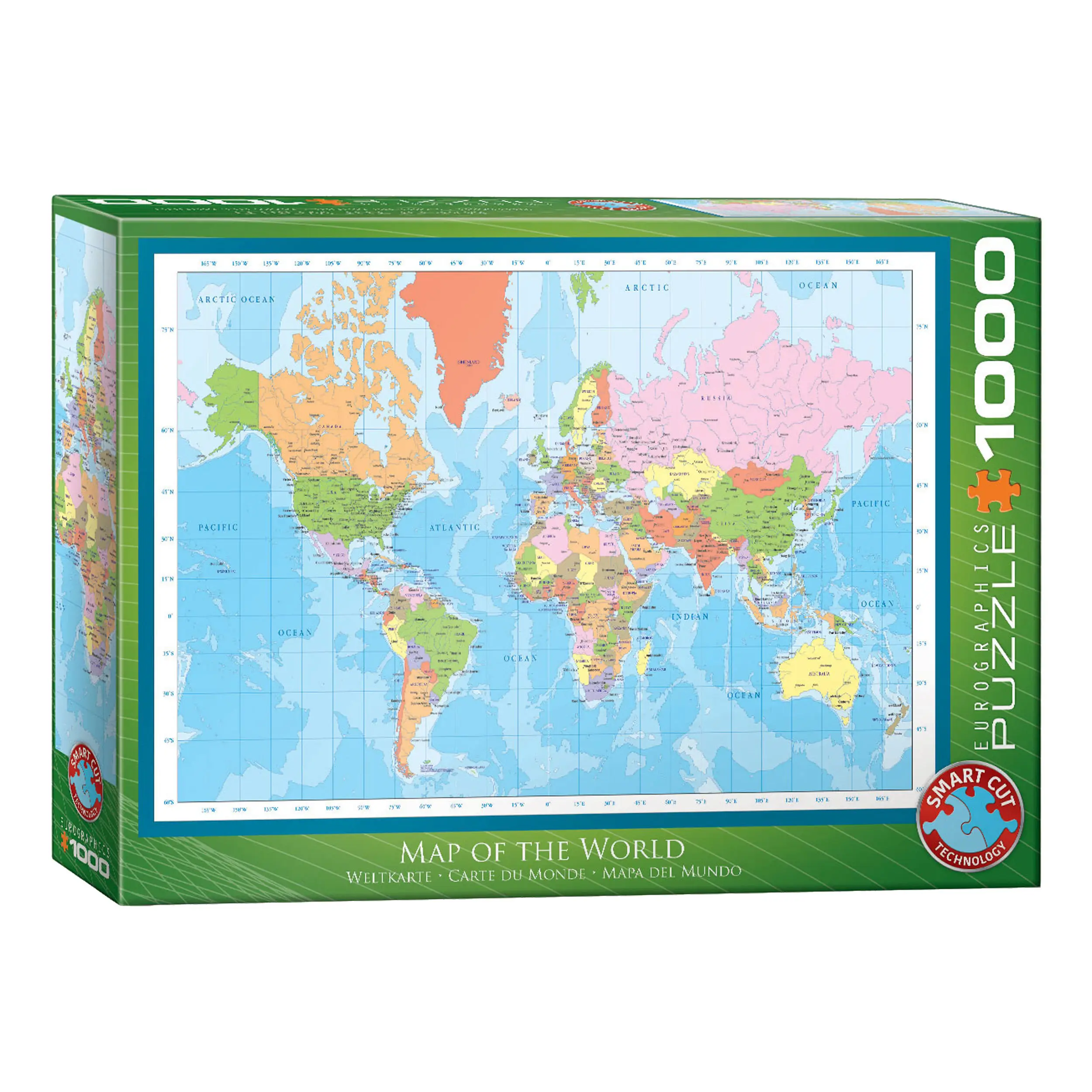 Puzzle 1000 Teile Weltkarte