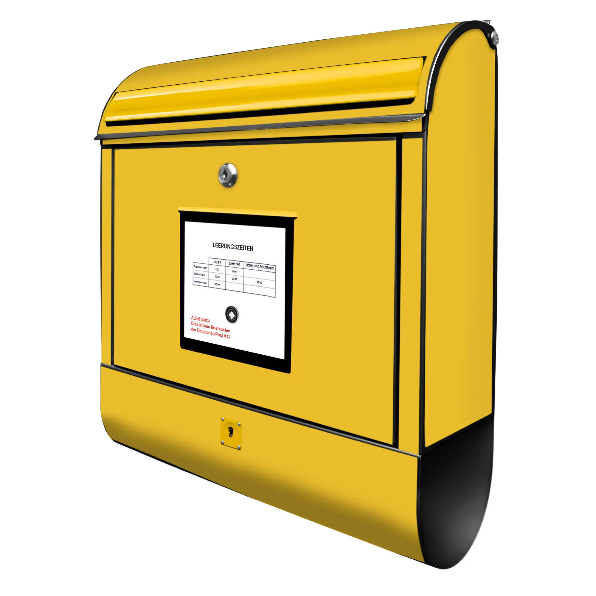 Briefkasten Stahl Briefkasten Gelb | Briefkästen