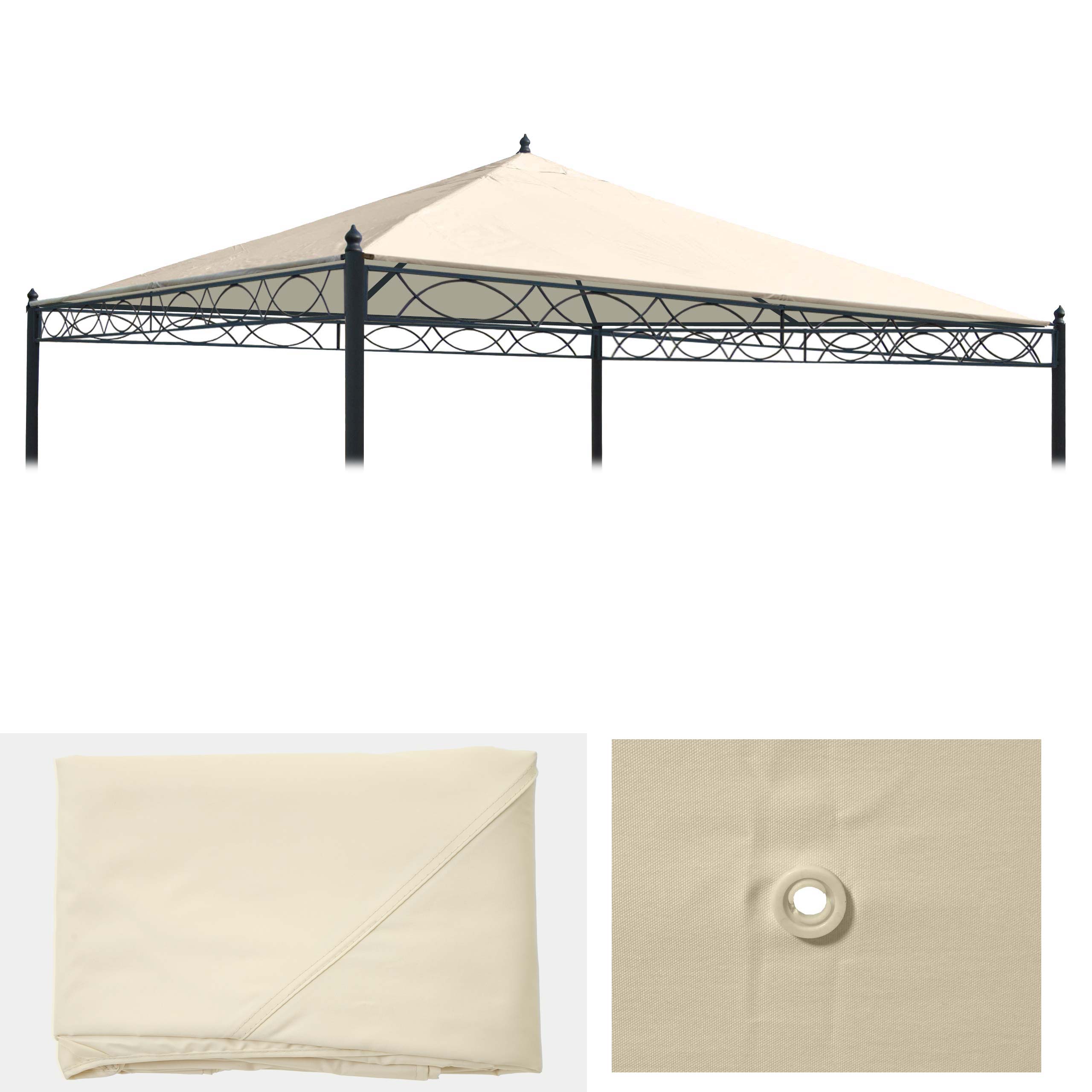 Ersatz-Baldachin Für Pergola – 205 Zoll Lang, 81 Zoll Breit, Universell Für Metall- Oder Holzstrukturen
