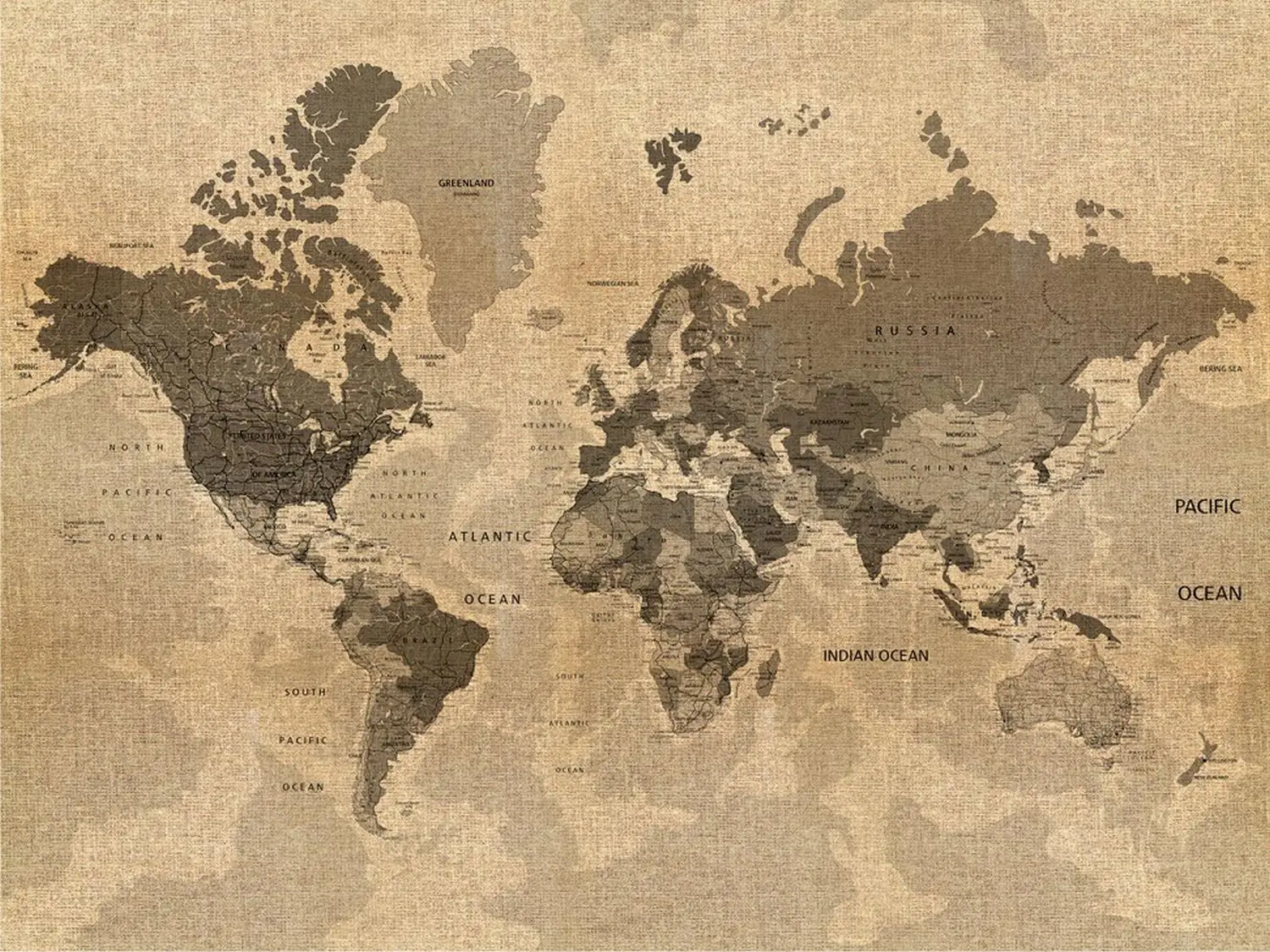 Weltkarte Fototapete
