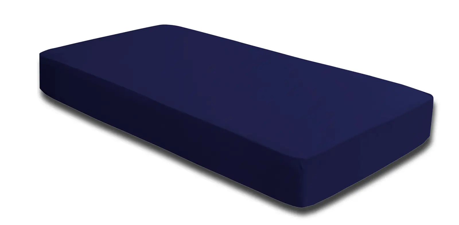 Bettlaken Heavy blau Topper cm 200x200