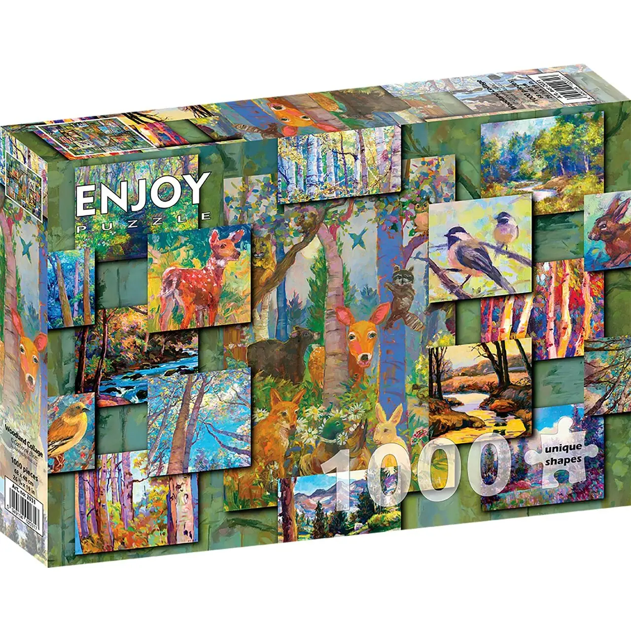 Collage Puzzle Wald