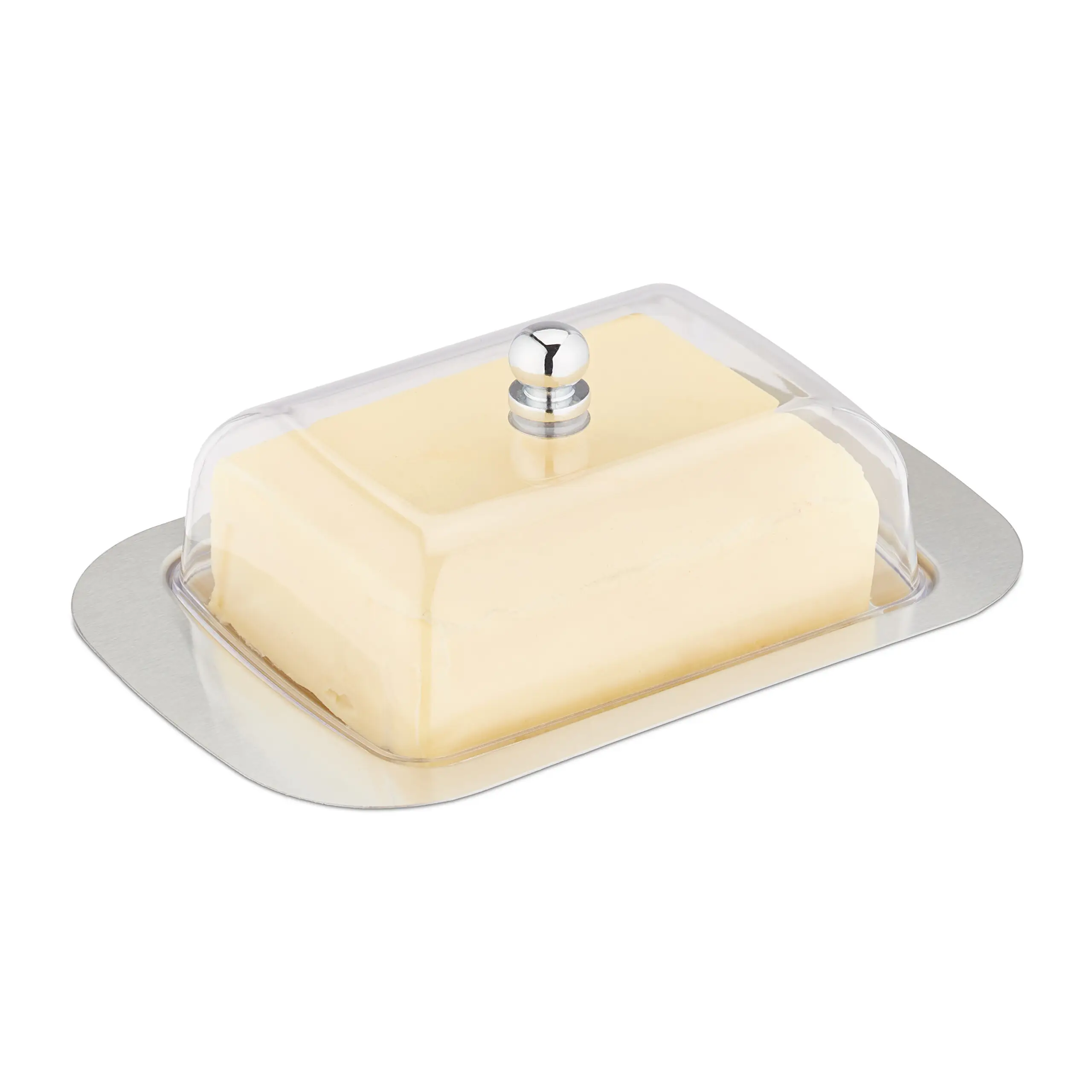 Butterdose Edelstahl & Kunststoff