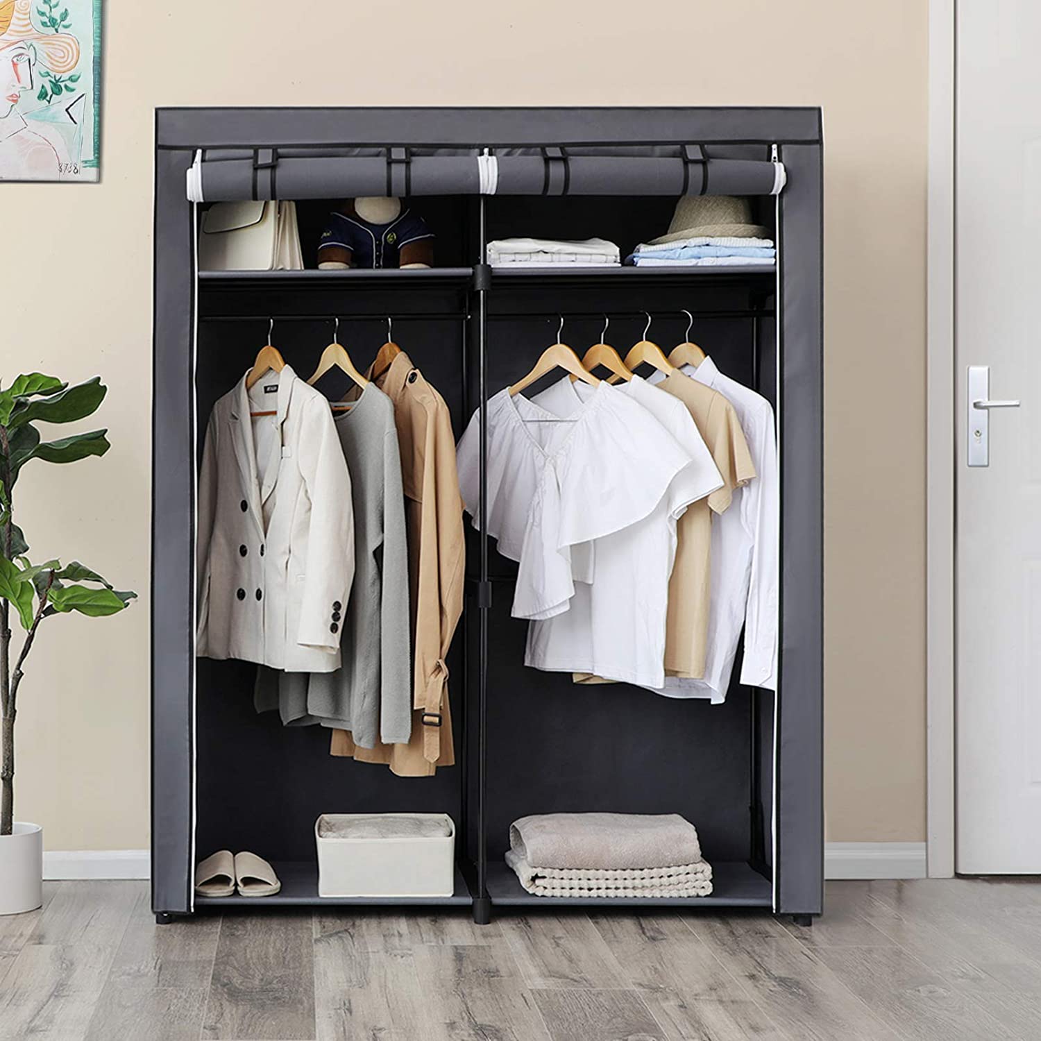 kleiderschrank aus stoff