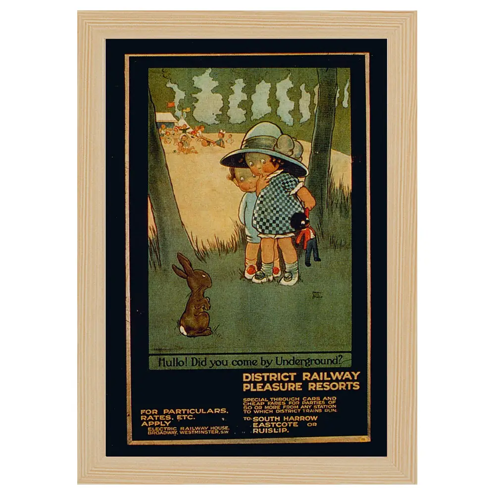 Bilderrahmen Poster Hullo 1913