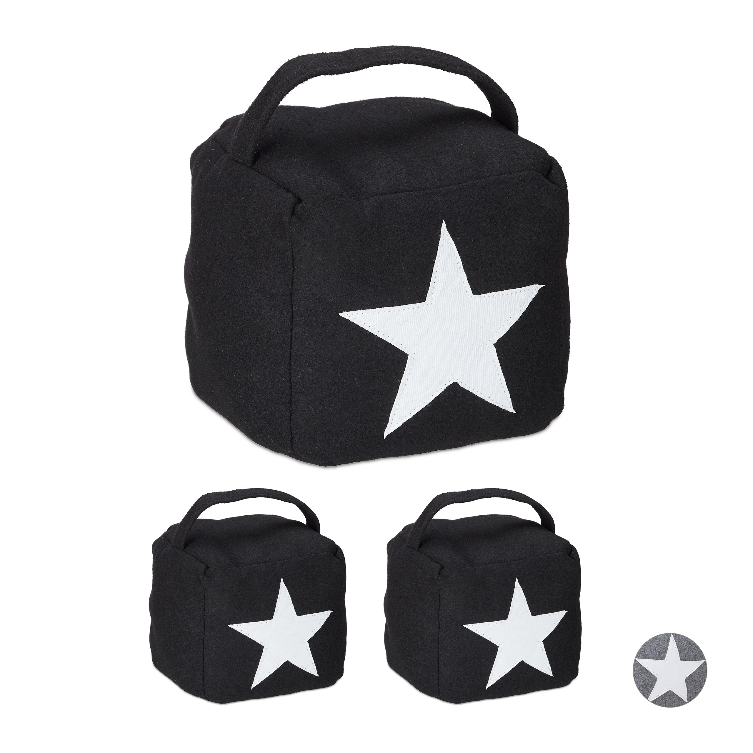 Butoirs De Porte En Coton - Lot De 3, Protection Anti-pincement - Pour Enfants, Animaux, Sécurité Des Doigts - 11