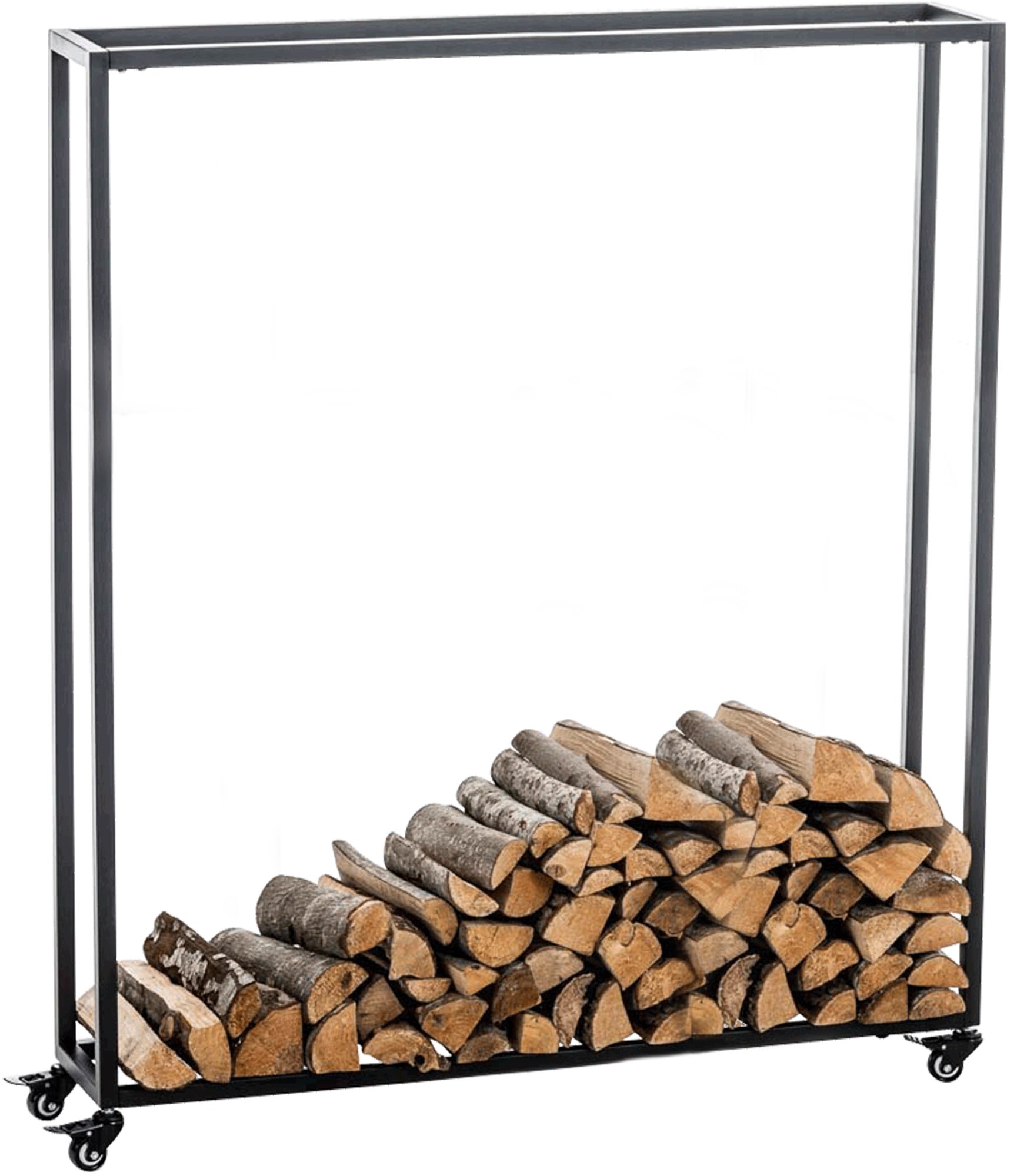 Zack Original Zalos Kaminholzregal, Silberfarben – Stylisches Brennholzregal Für Den Kamin