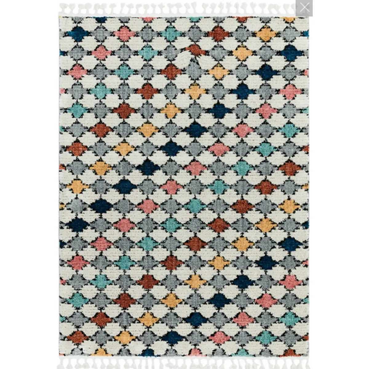 Berberstil Teppich im wohnzimmer FARAH