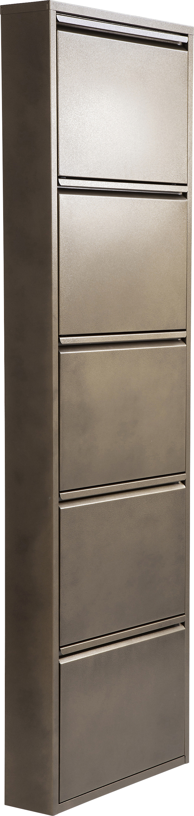 Prachtige bronze schoenenkast van Kare design met 5 lades! - Kasten | Schoenenkasten