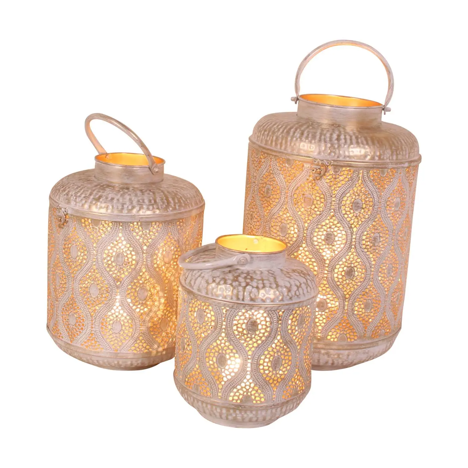 Orientalische Laternen Suraya 3er Set | Kerzenhalter