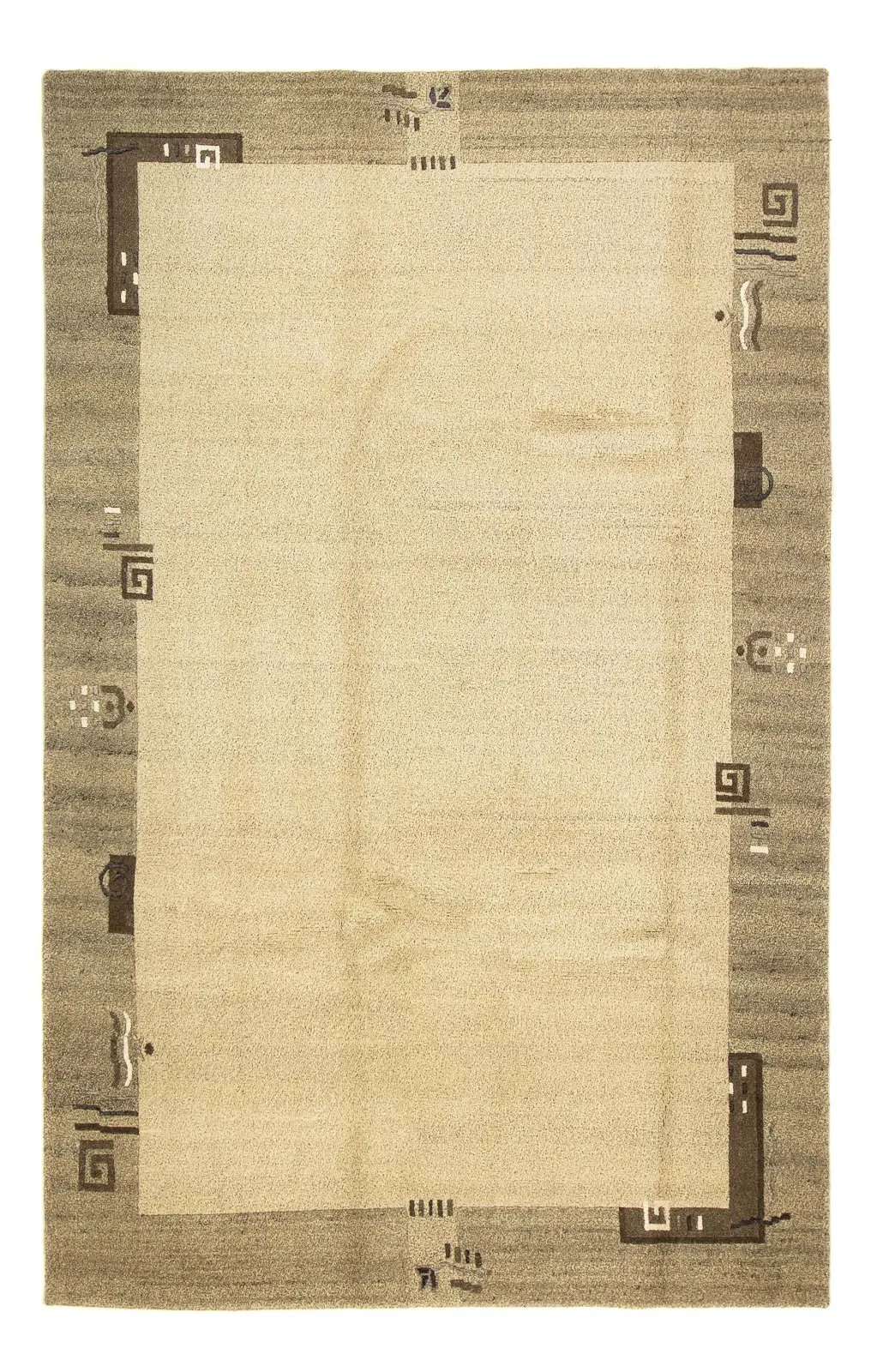 Nepal Teppich - 300 x 200 cm - beige
