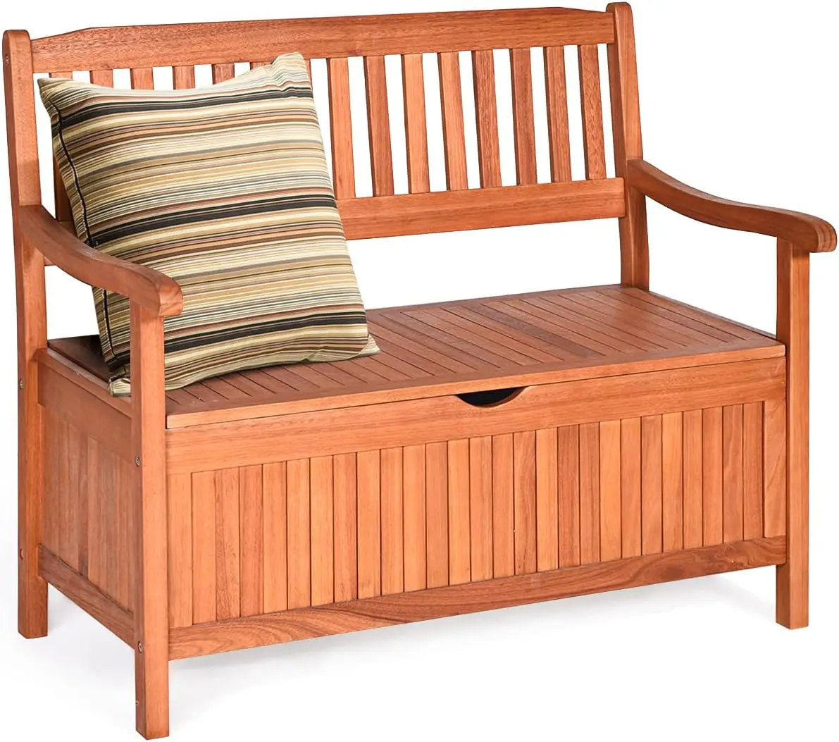 Gartenbank Sitzbank Holz mit Strauraum | Garten-Sitzbänke